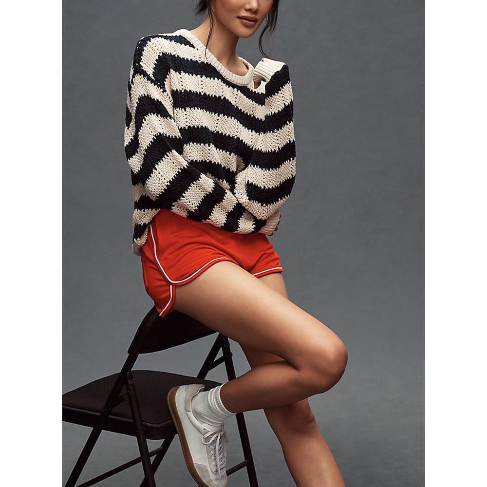 The Upside 'Queens' White Cotton Boo Knit Sweater Size XS